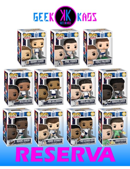 11-PACK - FUNKO POP! - SELECCION INGLESA - 85, 86, 87, 88, 89, 90, 91, 92, 93, 94, 95