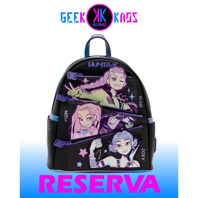 MINI MOCHILA - K-POP DEMON HUNTERS - HUNTRIX - LOUNGEFLY