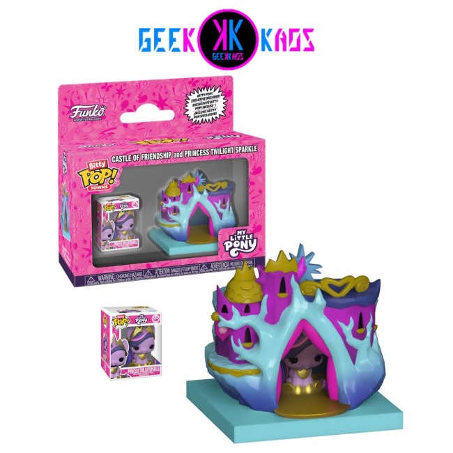 BITTY POP! TOWNS - MY LITTLE PONY - CASTLE OF FRIENDSHIP AND PRINCESS TWILIGHT SPARKLE