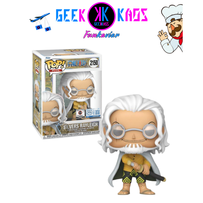 FUNKO POP! PLUS - ONE PIECE - SILVERS RAYLEIGH 2150 (CHALICE STICKER)