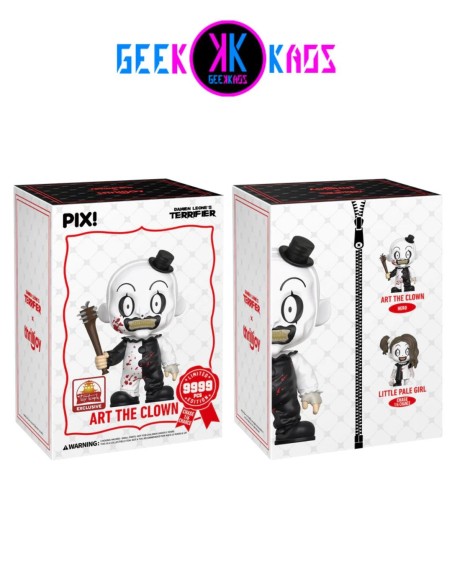 THRILLJOY - PIX!  - TERRIFIER - ART THE CLOWN (9999 PIEZAS) (TOY TEMPLE EXCLUSIVE)