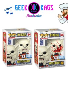 FUNKO POP! - INVINCIBLE - BATTLE BEAST 54 BUNDLE (CHALICE PRE-RELEASE STICKER)
