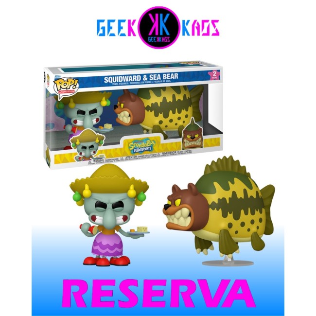 FUNKO POP! - SPONGEBOB SQUAREPANTS - SQUIDWARD & SEA BEAR (2-PACK)