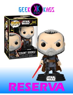 FUNKO POP! - STAR WARS - COUNT DOOKU 833