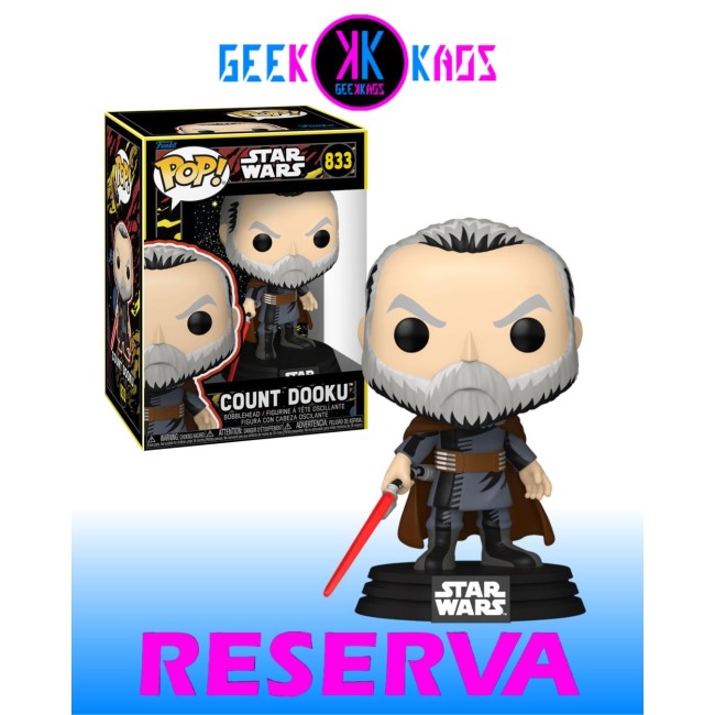 FUNKO POP! - STAR WARS - COUNT DOOKU 833