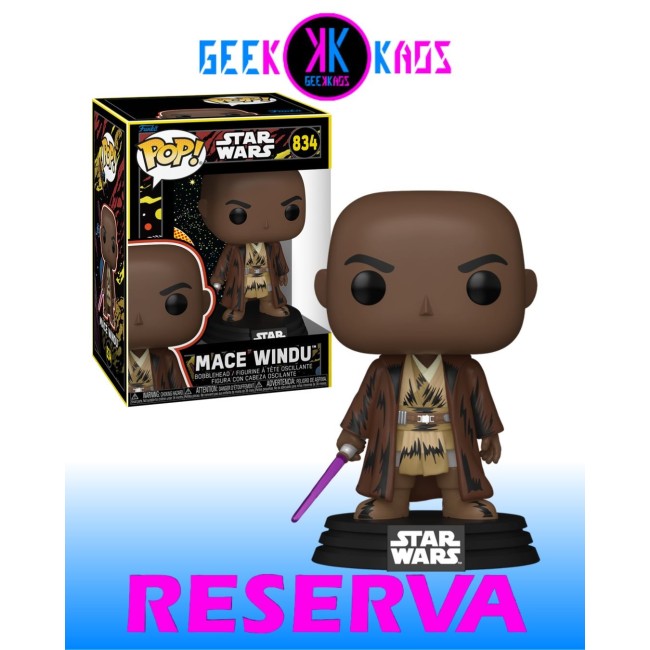 FUNKO POP! - STAR WARS - MACE WINDU 834