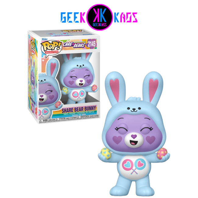 FUNKO POP! - CARE BEARS - SHARE BEAR BUNNY 2145