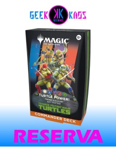 MAGIC: THE GATHERING - TEENAGE MUTANT NINJA TURTLES - COMMANDER DECK - INGLES