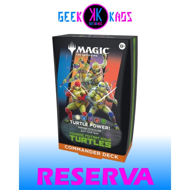 MAGIC: THE GATHERING - TEENAGE MUTANT NINJA TURTLES - COMMANDER DECK - INGLES