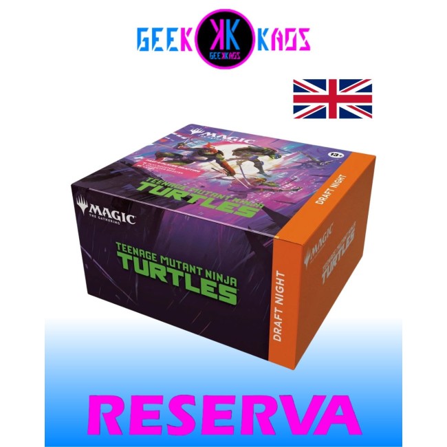MAGIC: THE GATHERING - TEENAGE MUTANT NINJA TURTLES - DRAFT NIGHT - INGLES