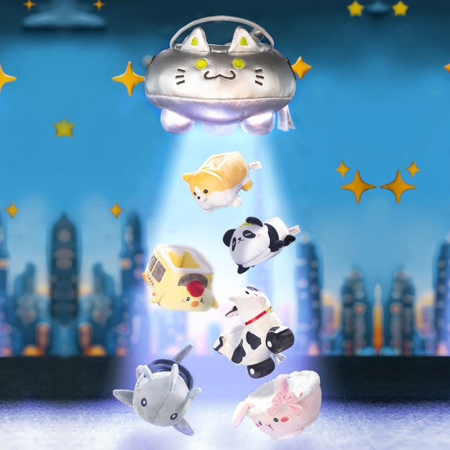 POP MART - GONG - ORIGINAL ROAMING SERIES PLUSH TOY CAR ROUND2 - 8,5-12,5 CM