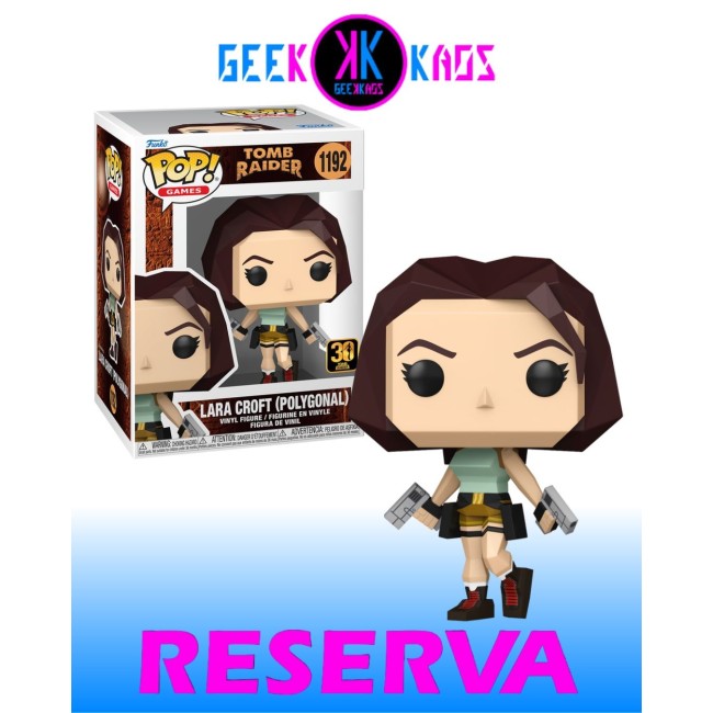 FUNKO POP! - TOMB RAIDER - LARA CROFT (POLYGONAL) 1192