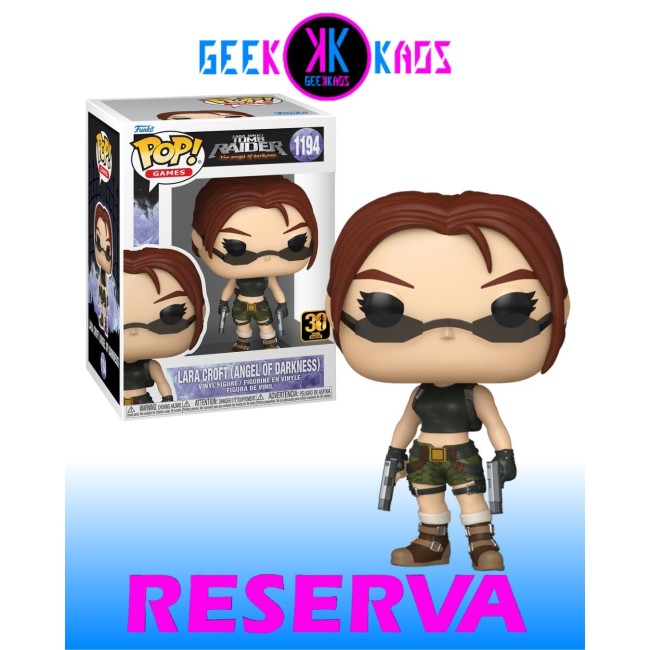 FUNKO POP! - TOMB RAIDER - LARA CROFT (ANGEL OF DARKNESS) 1194