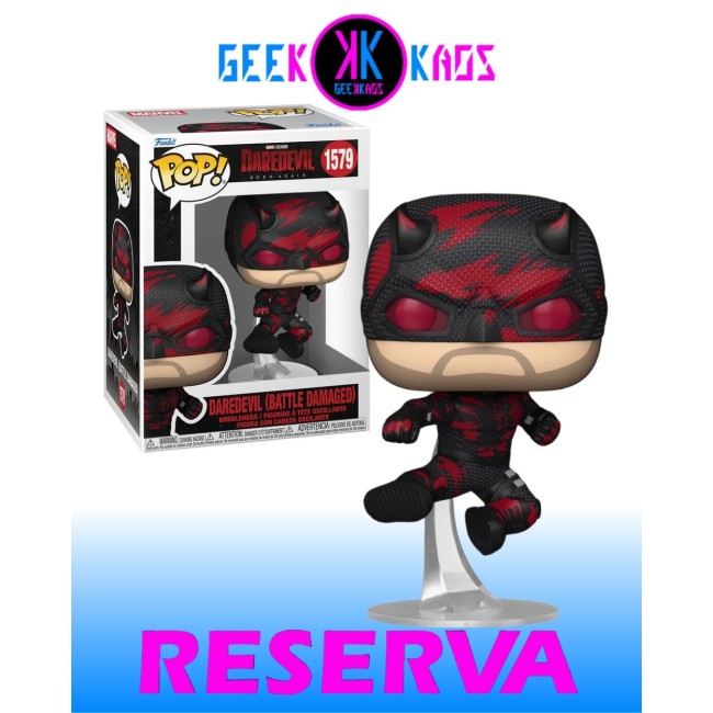 FUNKO POP! - DAREDEVIL: BORN AGAIN - DAREDEVIL (BATTLE DAMAGED) 1579