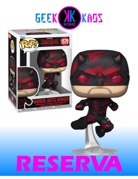 FUNKO POP! - DAREDEVIL: BORN AGAIN - DAREDEVIL (BATTLE DAMAGED) 1579
