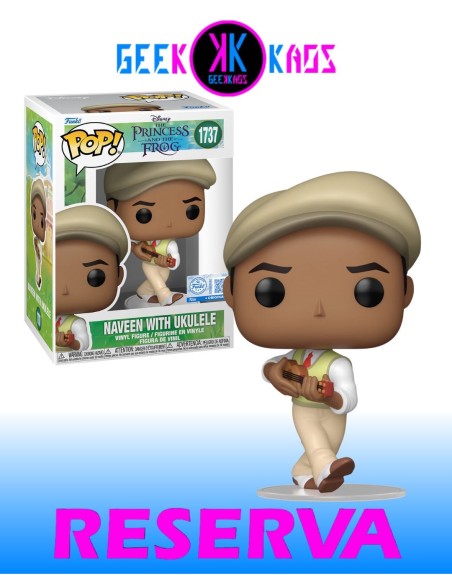 FUNKO POP! - THE PRINCESS AND THE FROG - NAVEEN WITH UKELELE 1737 (SE)