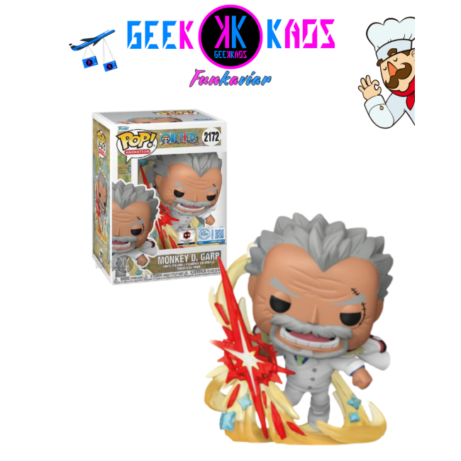 FUNKO POP! - ONE PIECE - MONKEY D. GARP 2172 (CHALICE PRERELEASE STICKER)