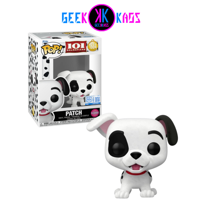 FUNKO POP - 101 DALMATIANS - PATCH 1684 (SE) (FLOCKED)