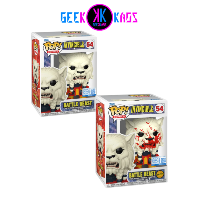 FUNKO POP! - INVINCIBLE - BATTLE BEAST 54 (SE) (BUNDLE)
