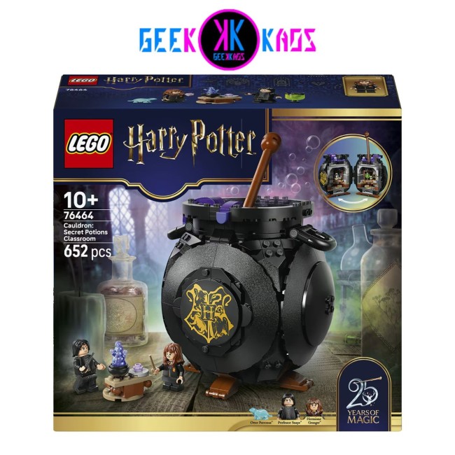 LEGO - HARRY POTTER - CALDERO: AULA DE POCIONES SECRETAS - 652 PCS - 76464