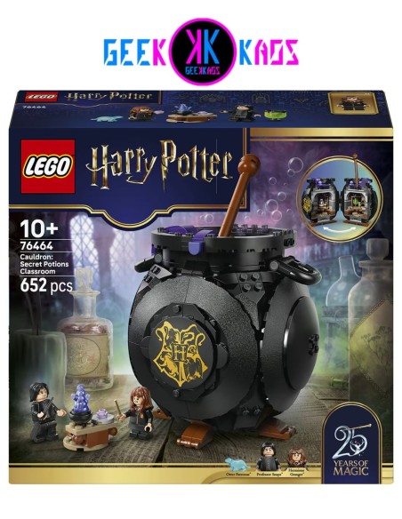 LEGO - HARRY POTTER - CALDERO: AULA DE POCIONES SECRETAS - 652 PCS - 76464