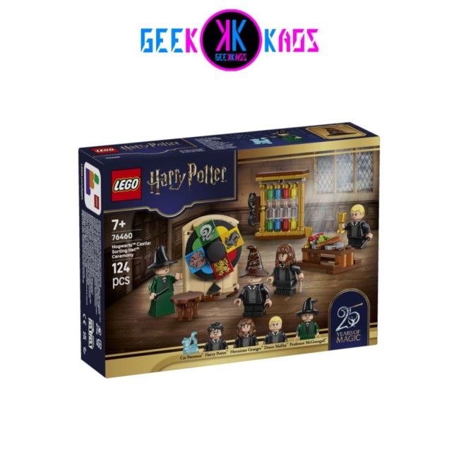 LEGO - HARRY POTTER - CASTILLO DE HOGWARTS: CEREMONIA DEL SOMBRERO SELECCIONADOR - 124 PCS - 76460