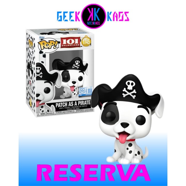 FUNKO POP! - 101 DALMATIANS - PATCH AS PIRATE 1745 (SE)