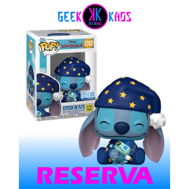 FUNKO POP! - LILO & STITCH - STITCH IN PJ´S 1747 (SE) (GITD)