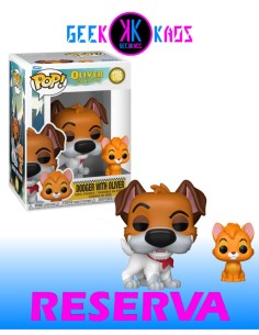 FUNKO POP! - OLIVER & COMPANY - DODGER WITH OLIVER 1705