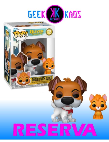 FUNKO POP! - OLIVER & COMPANY - DODGER WITH OLIVER 1705