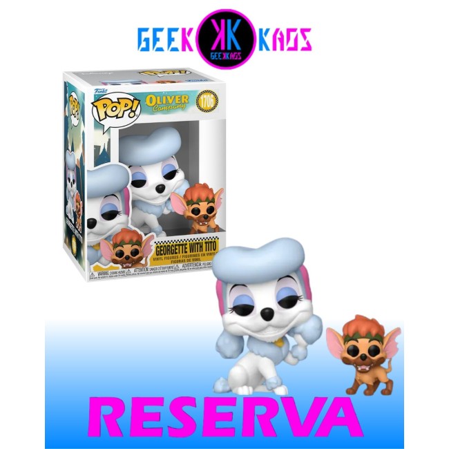FUNKO POP! - OLIVER & COMPANY - GEORGETTE WITH TITO 1706