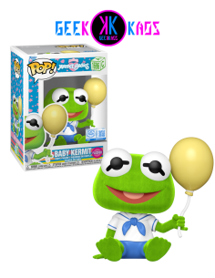 FUNKO POP! - MUPPET BABIES - BABY KERMIT 1696 (SE) (FLOCKED)