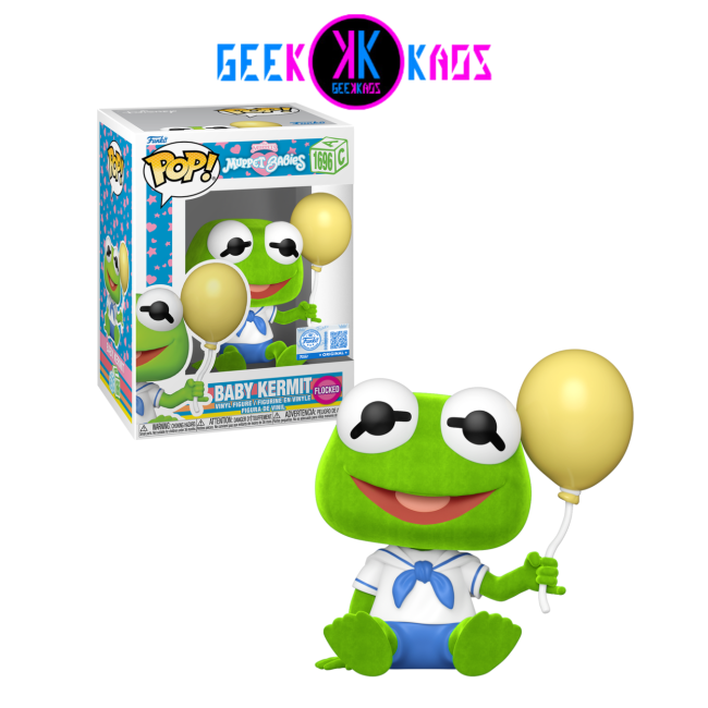 FUNKO POP! - MUPPET BABIES - BABY KERMIT 1696 (SE) (FLOCKED)
