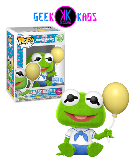 FUNKO POP! - MUPPET BABIES - BABY KERMIT 1696 (SE) (FLOCKED)