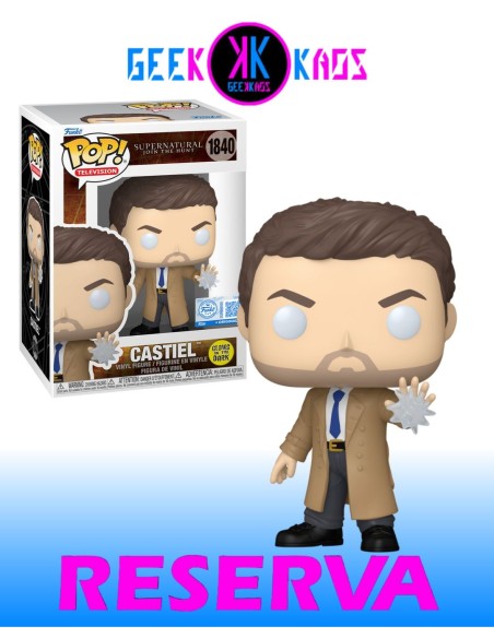 FUNKO POP! - SUPERNATURAL - CASTIEL 1840 (SE) (GITD)