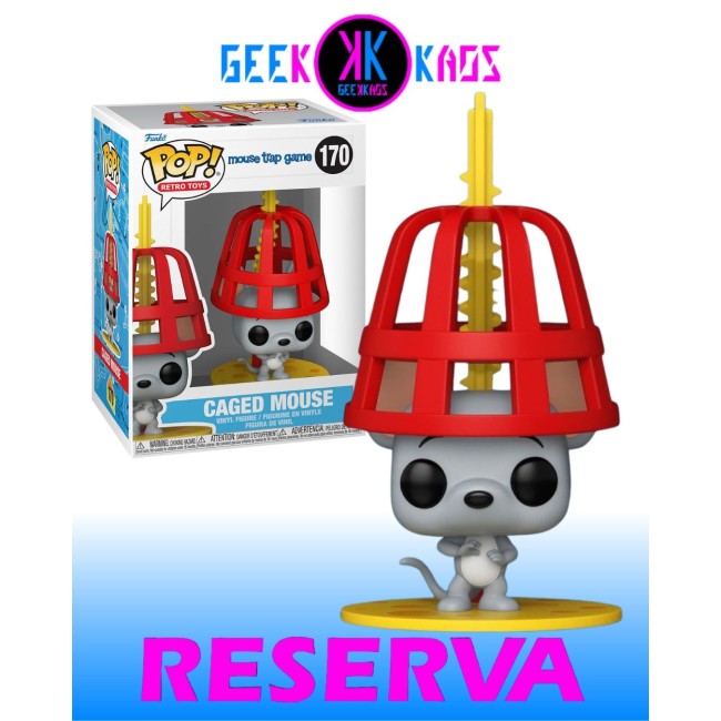 FUNKO POP! - MOUSE TRAP GAME - CAGED MOUSE 170