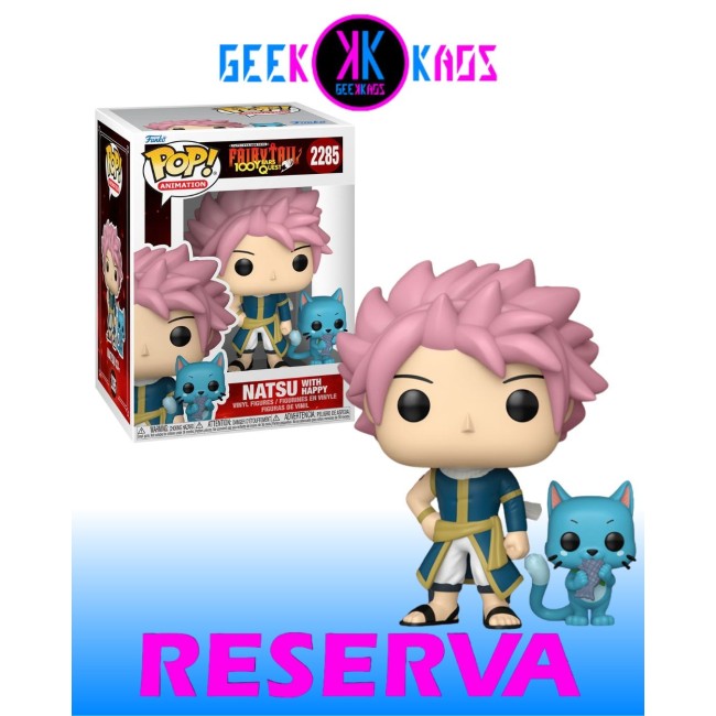 FUNKO POP! - FAIRY TAIL: 100 YEARS QUEST - NATSU WITH HAPPY 2285