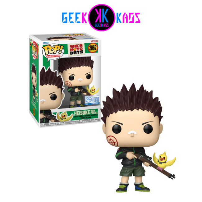 FUNKO POP! - SAKAMOTO DAYS - HEISUKE WITH PIISUKE 2062 (SE)