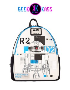 MINI MOCHILA - STAR WARS - R2D2 - LOUNGEFLY