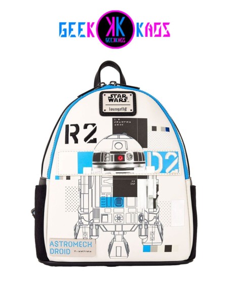 MINI MOCHILA - STAR WARS - R2D2 - LOUNGEFLY