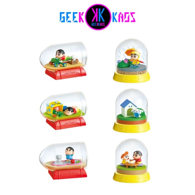 FIGURA RE-MENT - SHIN CHAN - CRAYON SHIN CHAN TERRARIUM (MYSTERY)