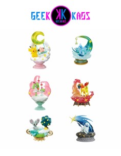 FIGURA RE-MENT - POKEMON - POCKET MONSTER STARRIUM SERIES - DREAMING MOONLIT NIGHT STAR WALK (MYSTERY)