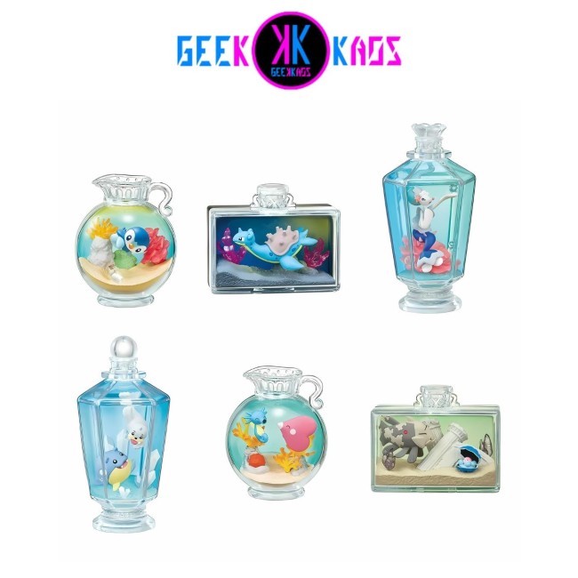 FIGURA RE-MENT - POKEMON - AQUA BOTTLE COLLECTION - SHINING WATERSIDE ENCOUNTERS (MYSTERY)