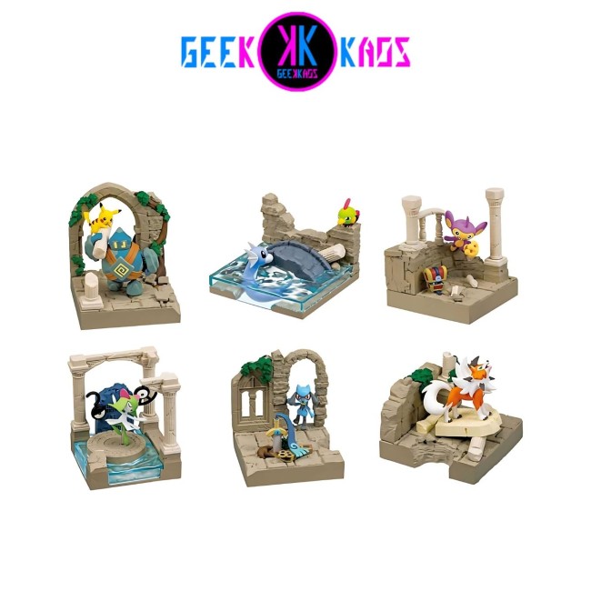 FIGURA RE-MENT - POKEMON - DIORAMA COLLECTION: CASTLE RUIN (MYSTERY)