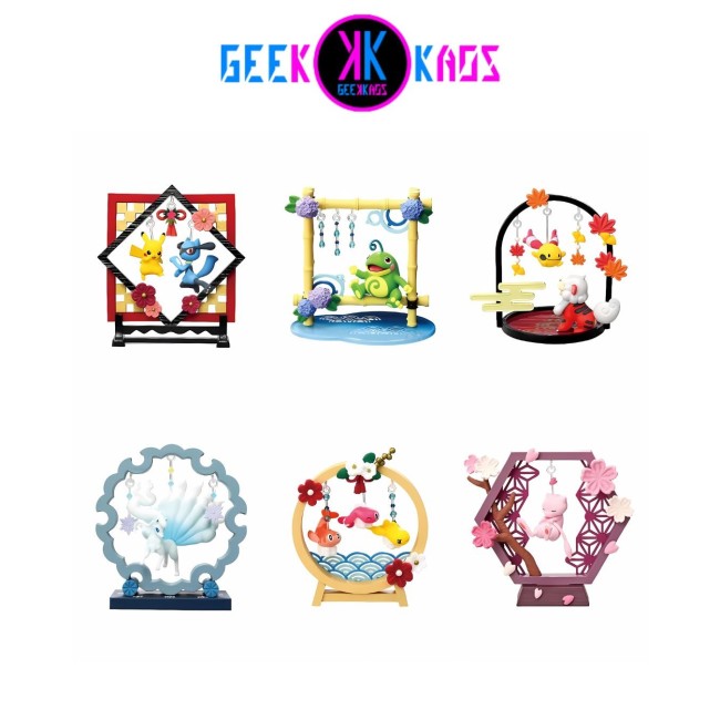 FIGURA RE-MENT - POKEMON - FLUFFY SWINGING ORNAMENT (MYSTERY)