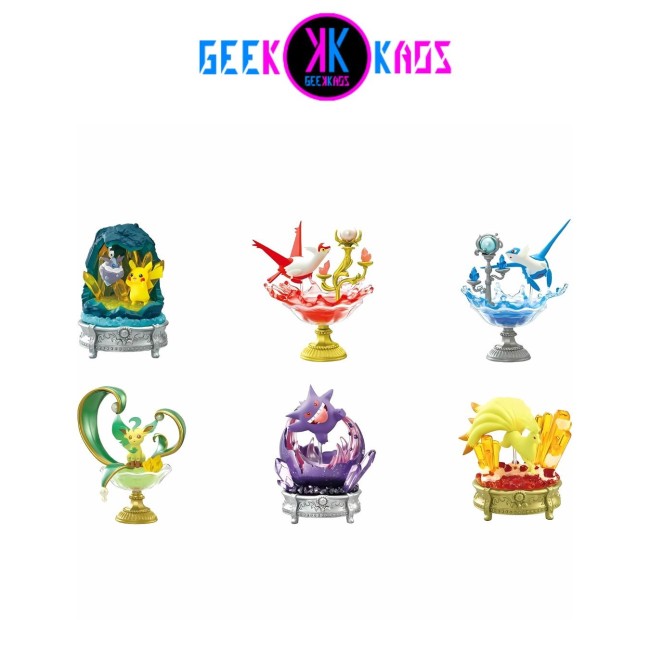 FIGURA RE-MENT - POKEMON - GEMSTONE COLLECTION: SHINING MIRACLE OF MYSTERIES (MYSTERY)