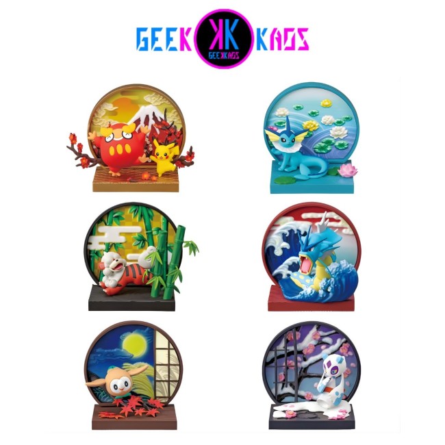 FIGURA RE-MENT - POKEMON - JAPANESE WINDOW (MYSTERY)