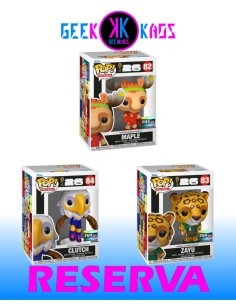 3-PACK - FUNKO POP! - FIFA WORLD CUP 2026 - MAPLE 82, ZAYU 83, CLUTCH 84