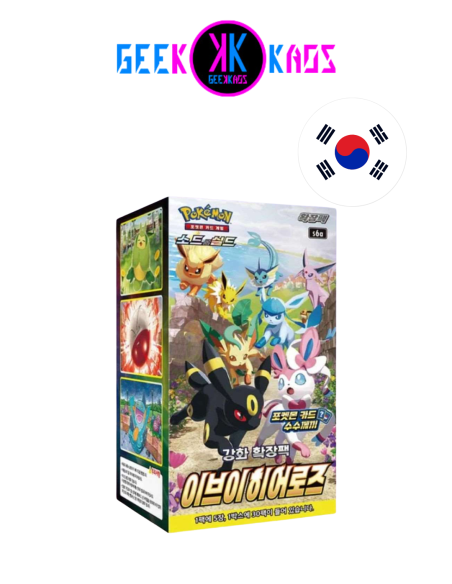POKEMON TCG - BOOSTER BOX - EEVEE HEROES (30 SOBRES) - COREANO