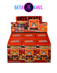 EAKI  - NARUTO SHIPPUDEN 2 - CUTE BEAST PARTY SERIES BLIND BOX KEYCHAIN - 14CM 2